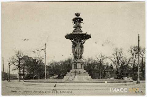 La fontaine Bartholdi à Reims